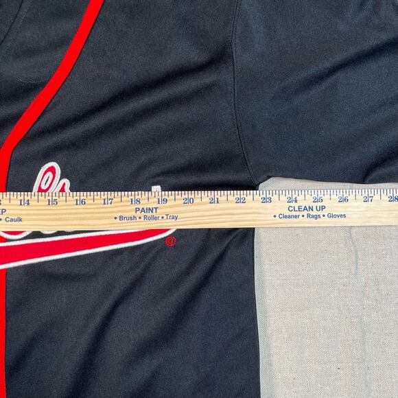 Liquid Blue The Rolling Stones Black Concert Baseball Jersey Large - Picture 3 of 6